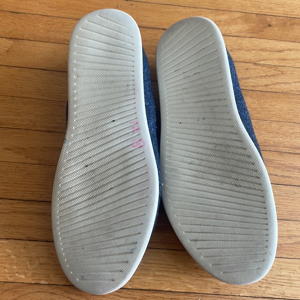 Allbirds Womens Wool Loungers Slip-on Navy Shoes - Picture 3 of 9